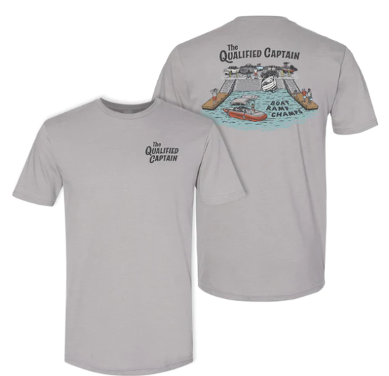 THE QUALIFIED CAPTAIN BOAT RAMP CHAMP TEE