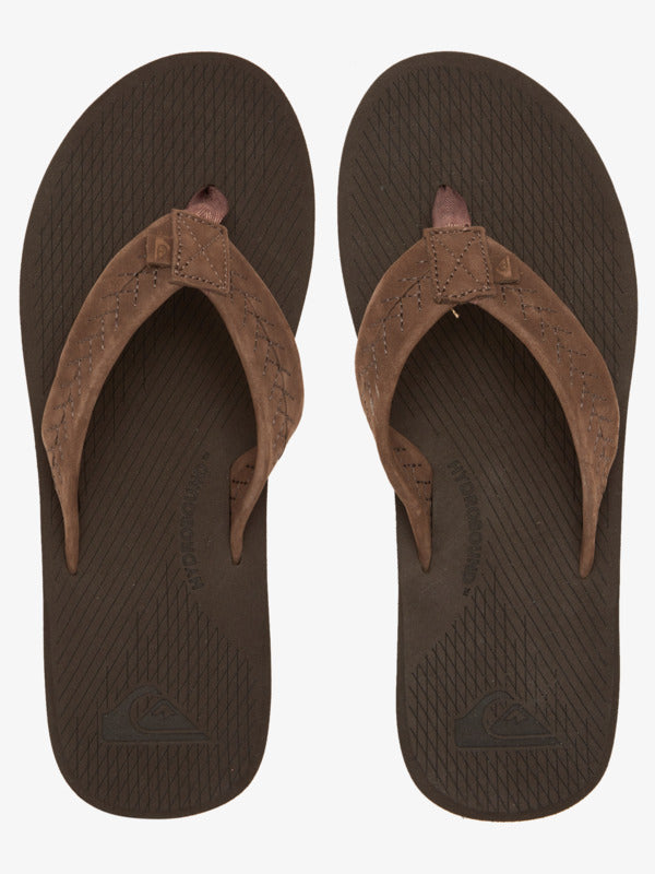 Quicksilver Men's Left Costa Leather Sandals CLEARANCE
