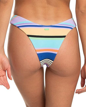 Roxy Color Jam High Leg Cheeky Bikini Bottom Women's