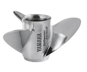 Yamaha 6CE-45976-20-00 - M/T Series Saltwater Series II Stainless Steel Propeller - 15.75 Dia - 15 Pitch - RH Rotation