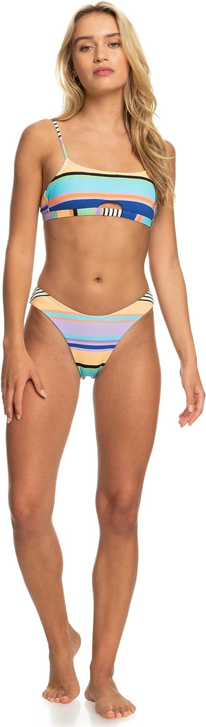 Roxy Color Jam High Leg Cheeky Bikini Bottom Women's
