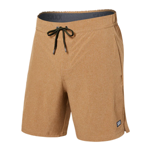 SAXX Sport 2 Life 2N1 Short: Toasted Coconut Heather